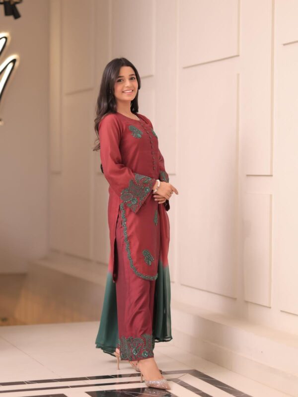 French Crepe Silk Suit - Image 2